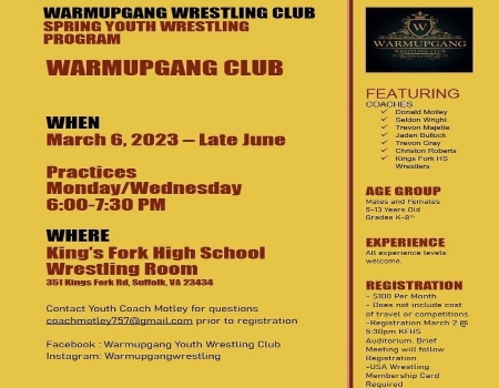  WarmupGang Wrestling Club
